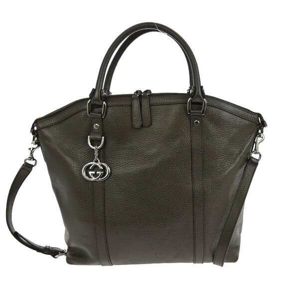 Gucci Handbags - GUCCI BROWN 2WAY HANDBAG 339551 002123